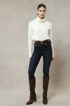 Discount 5 Pocket Jodhpur Jean (Dark Indigo) Women Jeans