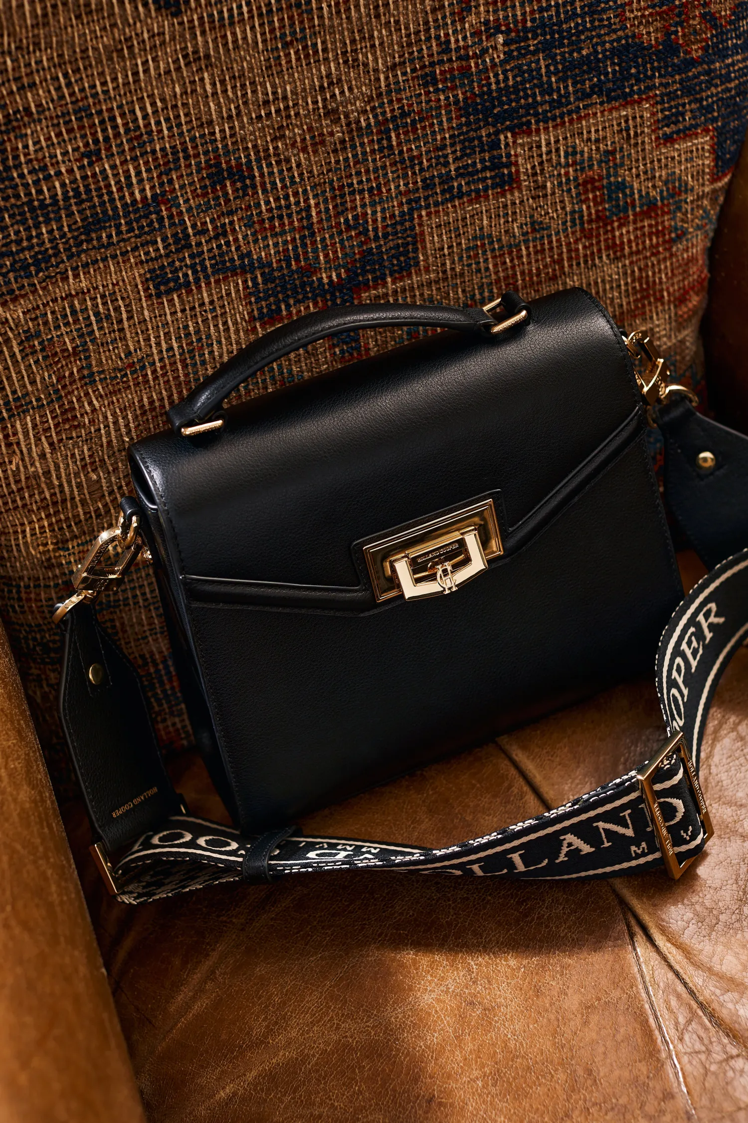 Sale Abbot Bag Strap (Ecru Houndstooth) Women Bags|Bags
