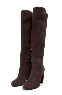 Best Albany Heeled Boot (Chocolate Suede) Women Boots