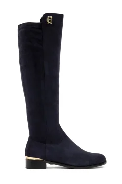 Sale Albany Knee Boot (Ink Navy Suede) Women Boots