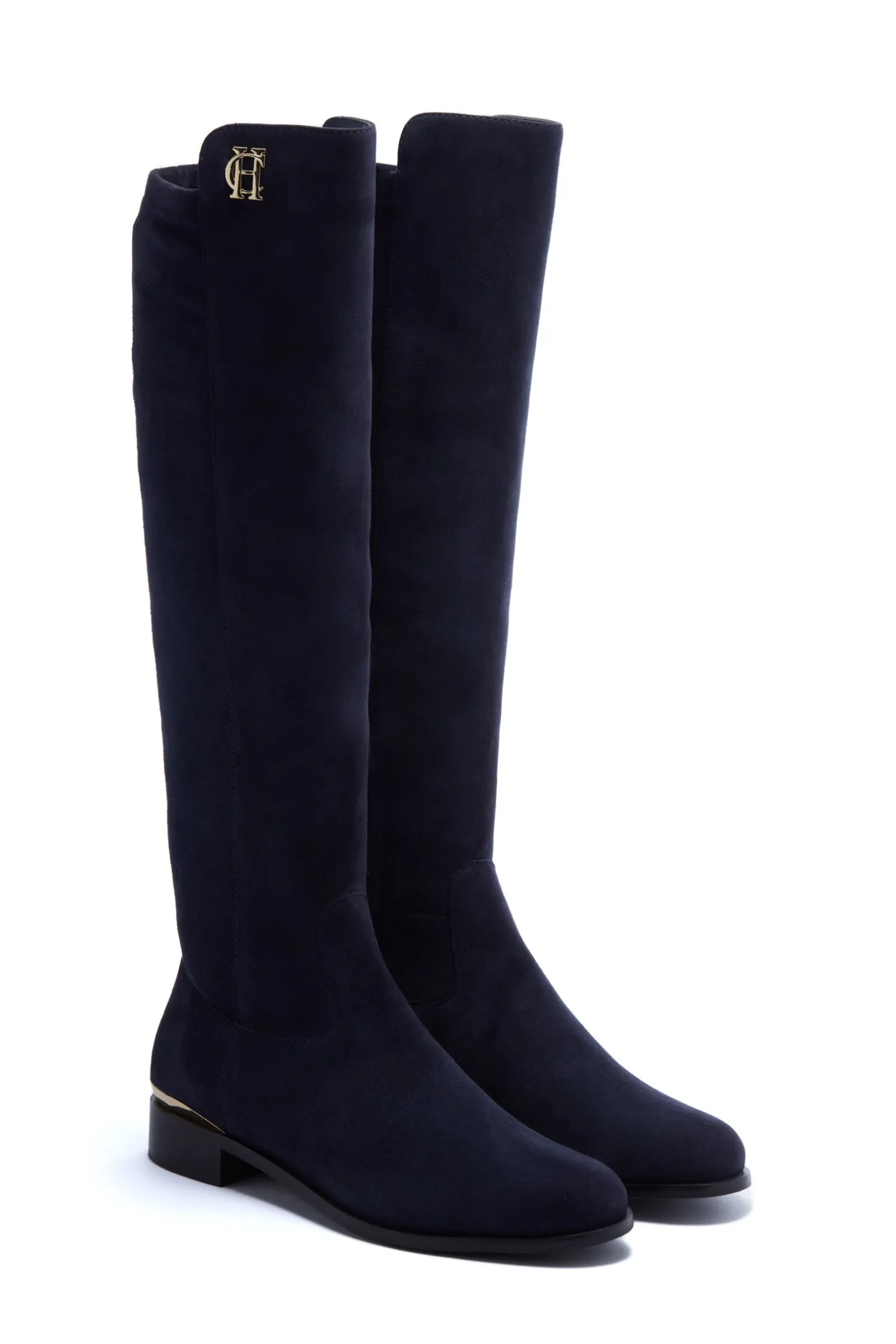 Sale Albany Knee Boot (Ink Navy Suede) Women Boots