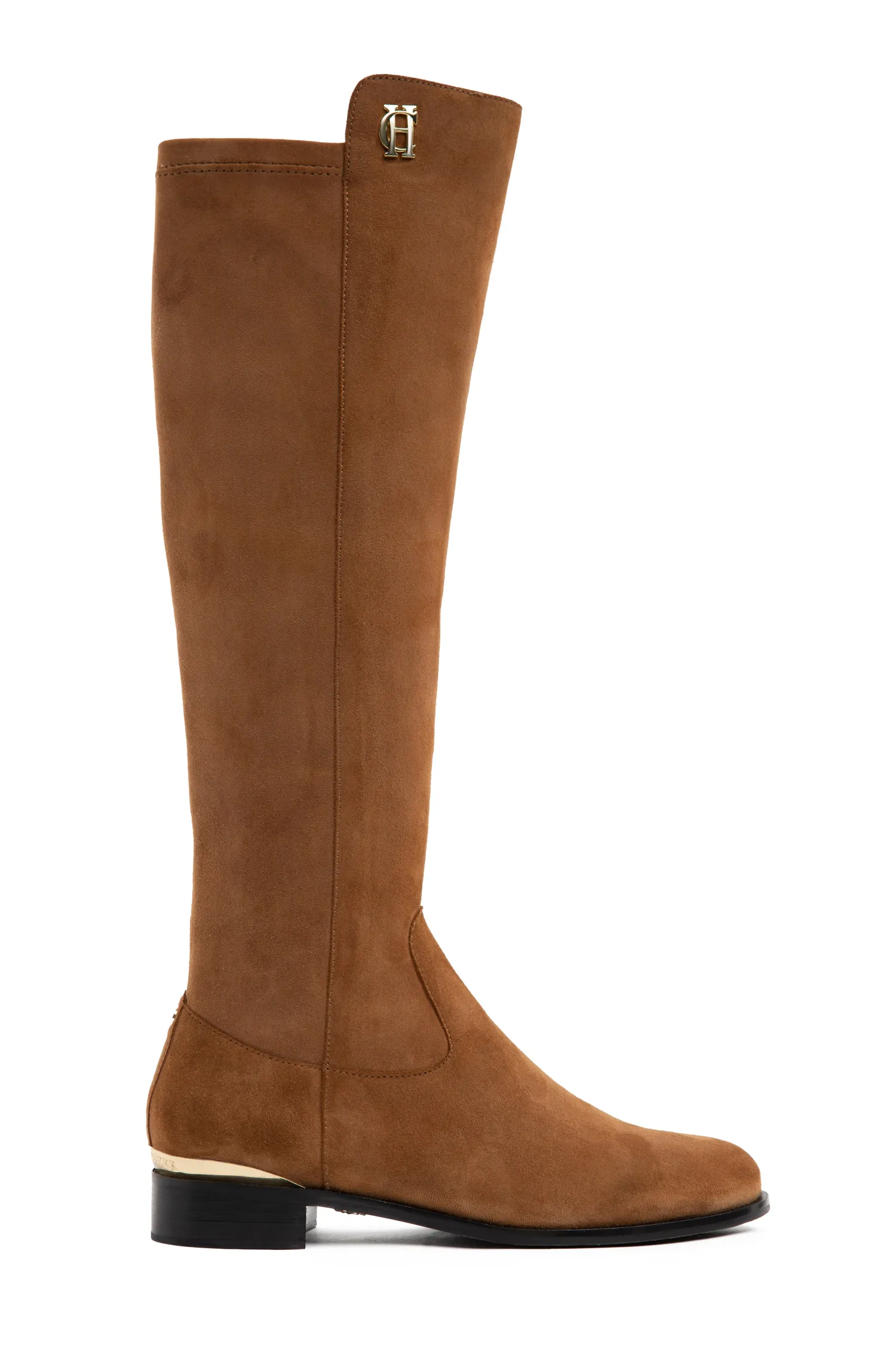 Hot Albany Knee Boot (Tan Suede) Women Boots