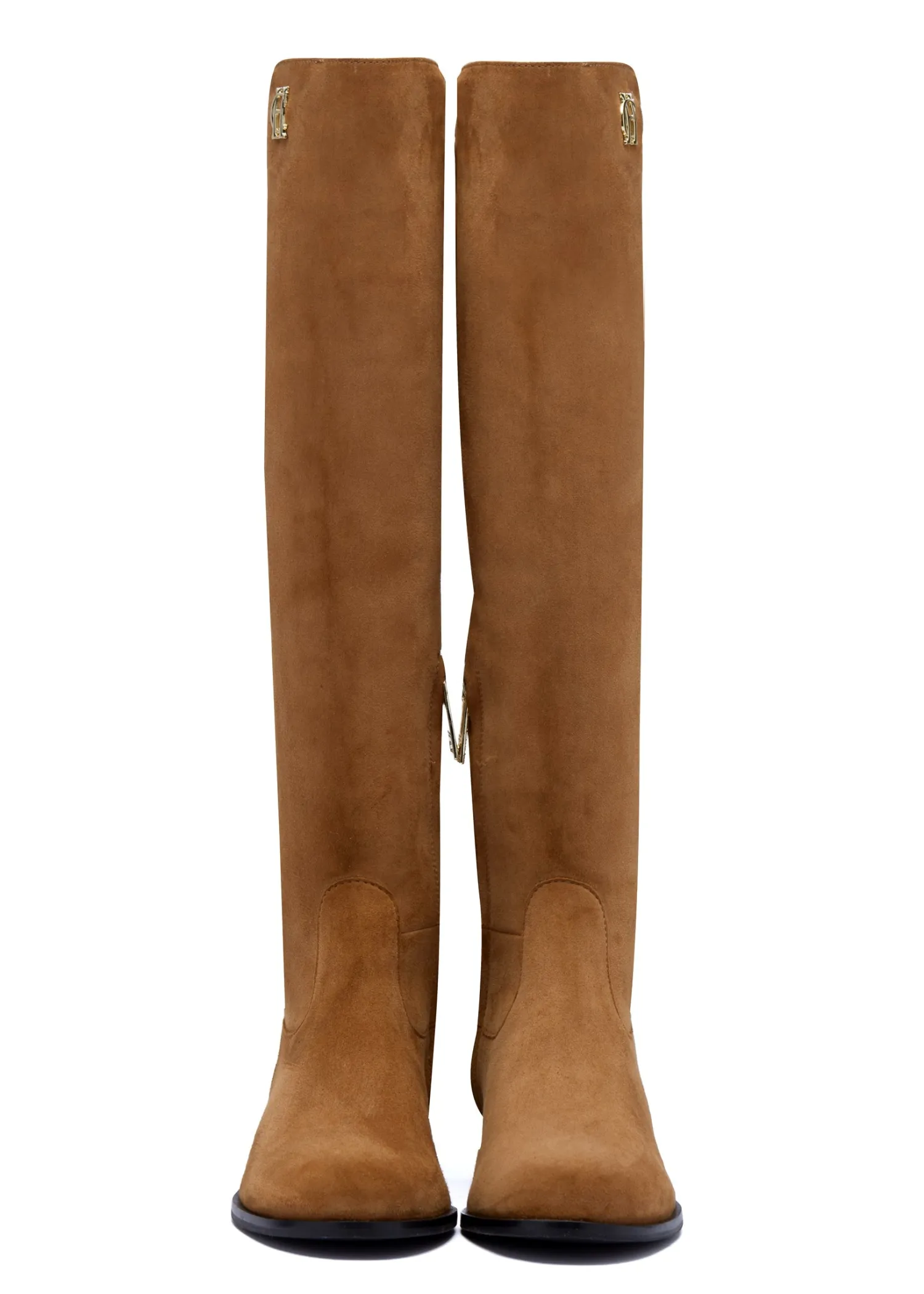 Hot Albany Knee Boot (Tan Suede) Women Boots