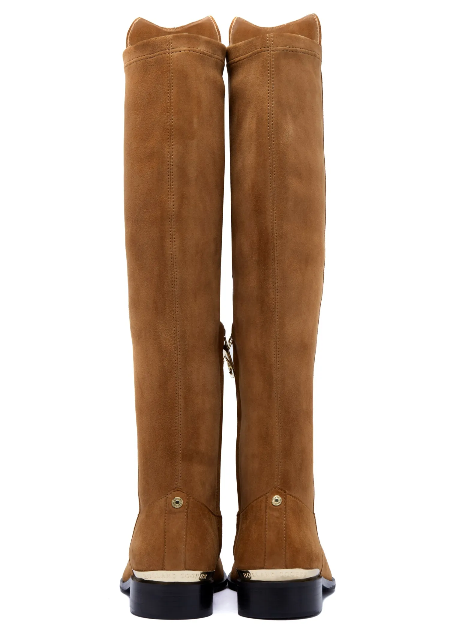 Hot Albany Knee Boot (Tan Suede) Women Boots