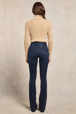 Discount Amoria Flared Jean (Deep Indigo) Women Jeans