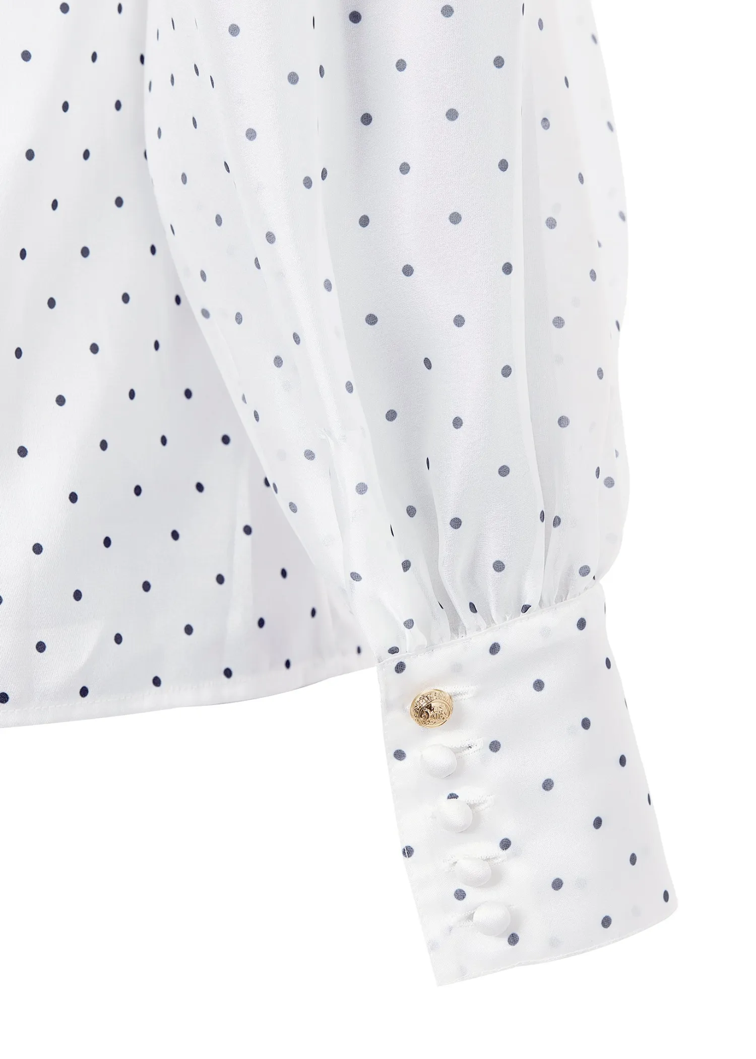 New Ariella Blouse (White Polka Dot) Women Court Shoe|Shirts & Blouses