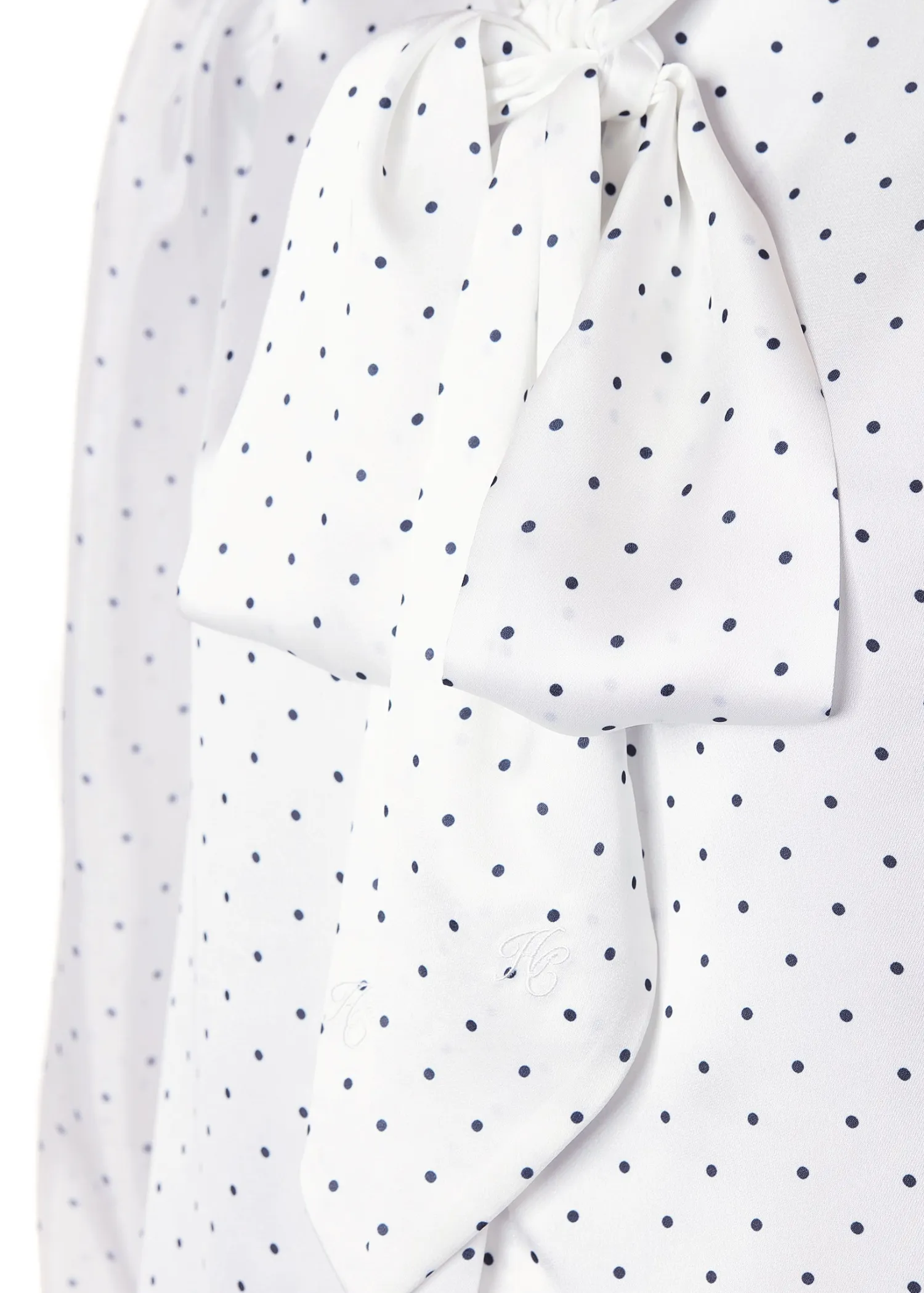 New Ariella Blouse (White Polka Dot) Women Court Shoe|Shirts & Blouses