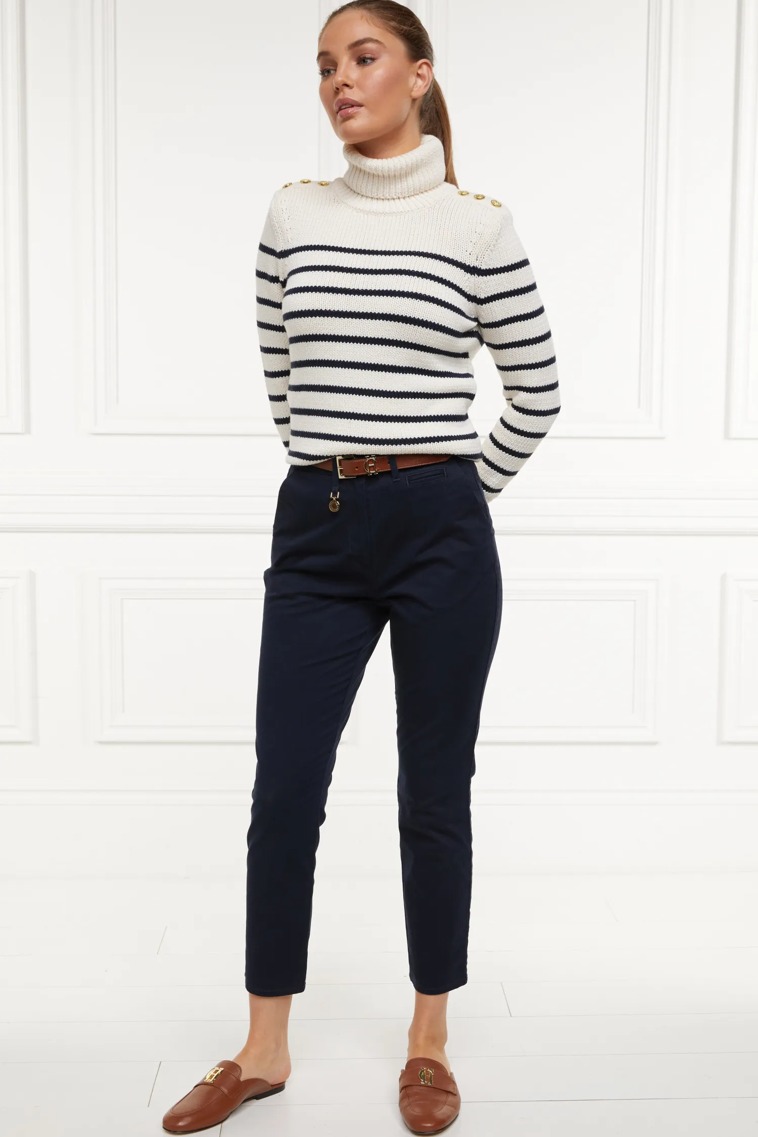 Clearance Arnesby Chino (Ink Navy) Women Trousers