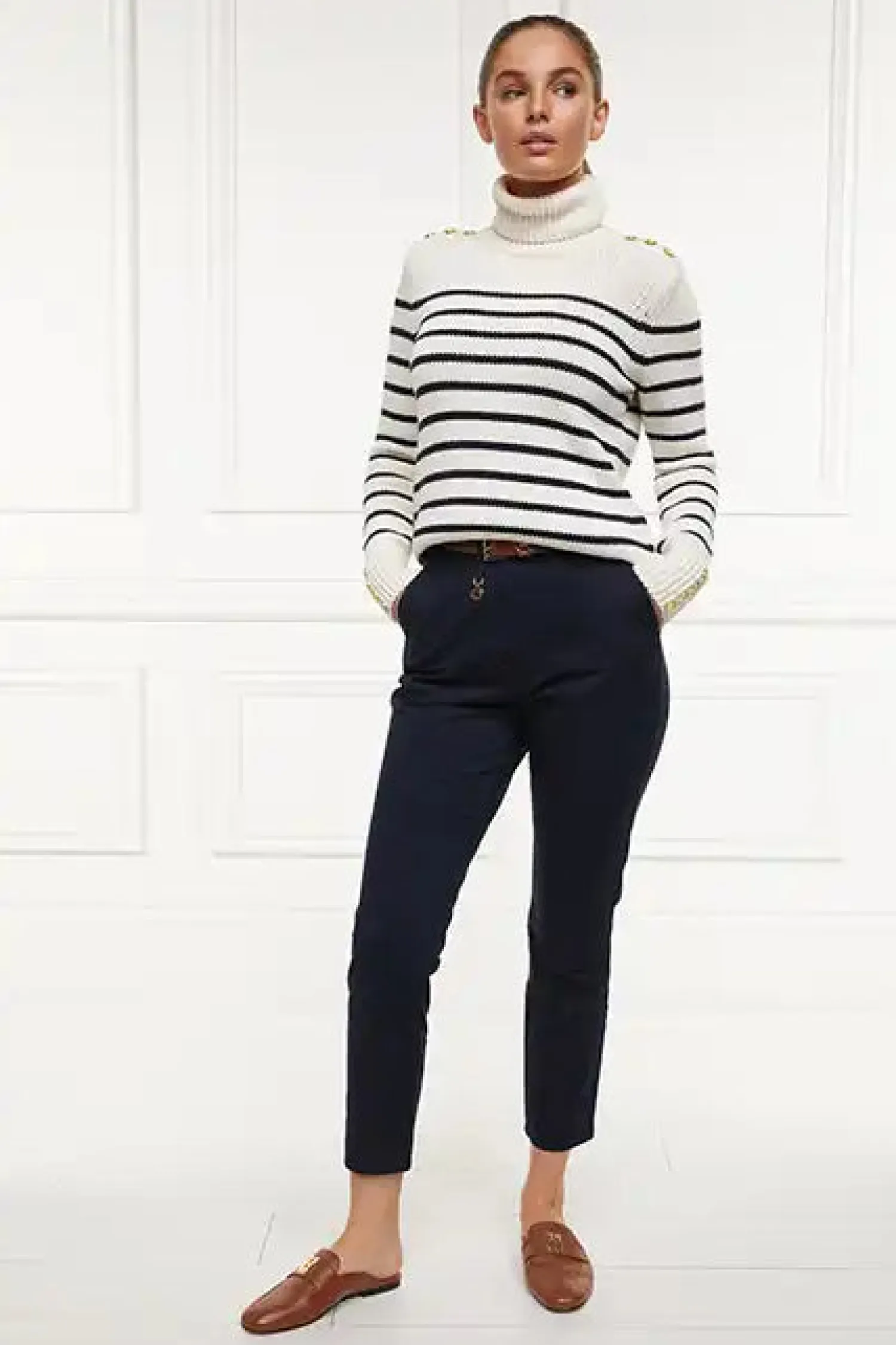 Clearance Arnesby Chino (Ink Navy) Women Trousers