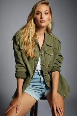New Artillery Jacket (Hunter Green) Women Jackets