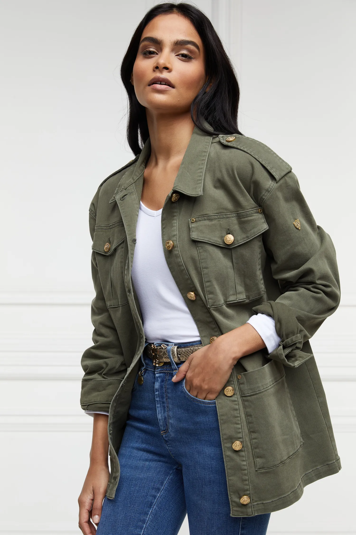 New Artillery Jacket (Hunter Green) Women Jackets