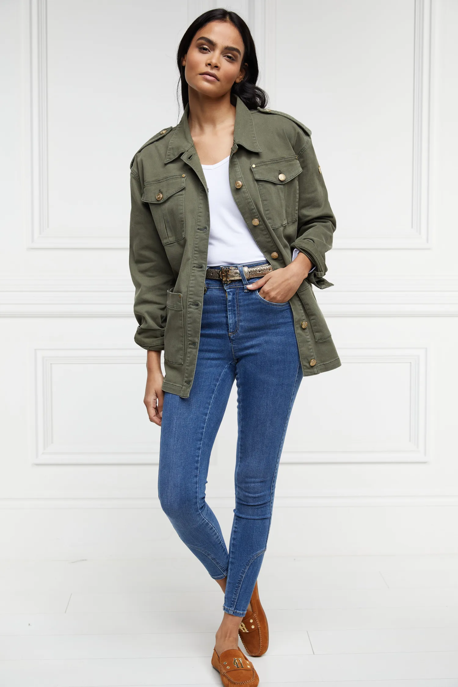 New Artillery Jacket (Hunter Green) Women Jackets