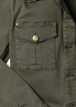 New Artillery Jacket (Hunter Green) Women Jackets