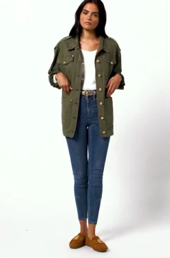 New Artillery Jacket (Hunter Green) Women Jackets