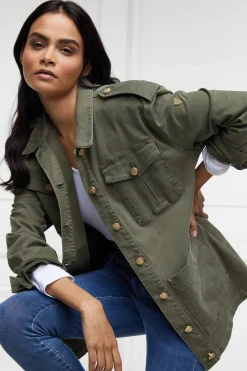 New Artillery Jacket (Hunter Green) Women Jackets