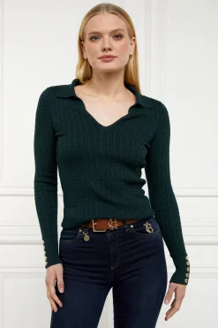 Best Ava Knit (Deep Emerald) Women Knitwear