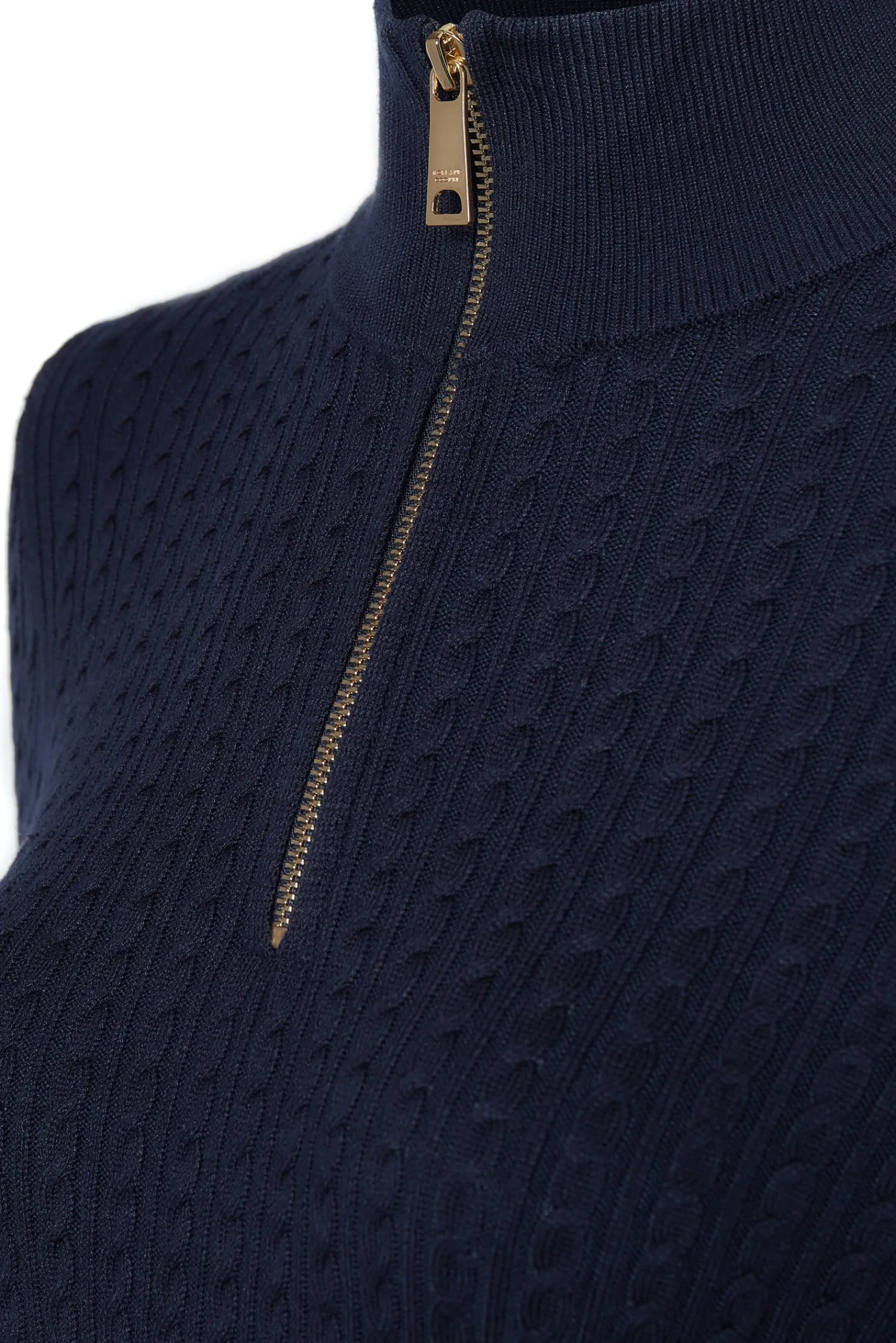 Online Ava Quarter Zip Knit (Ink Navy) Women Knitwear