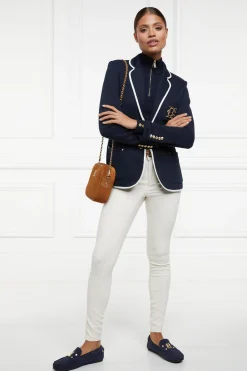 Online Ava Quarter Zip Knit (Ink Navy) Women Knitwear