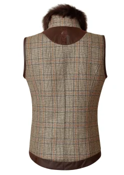 Best Aviator Gilet (Bourbon Tweed) Women Gilets|Tailoring