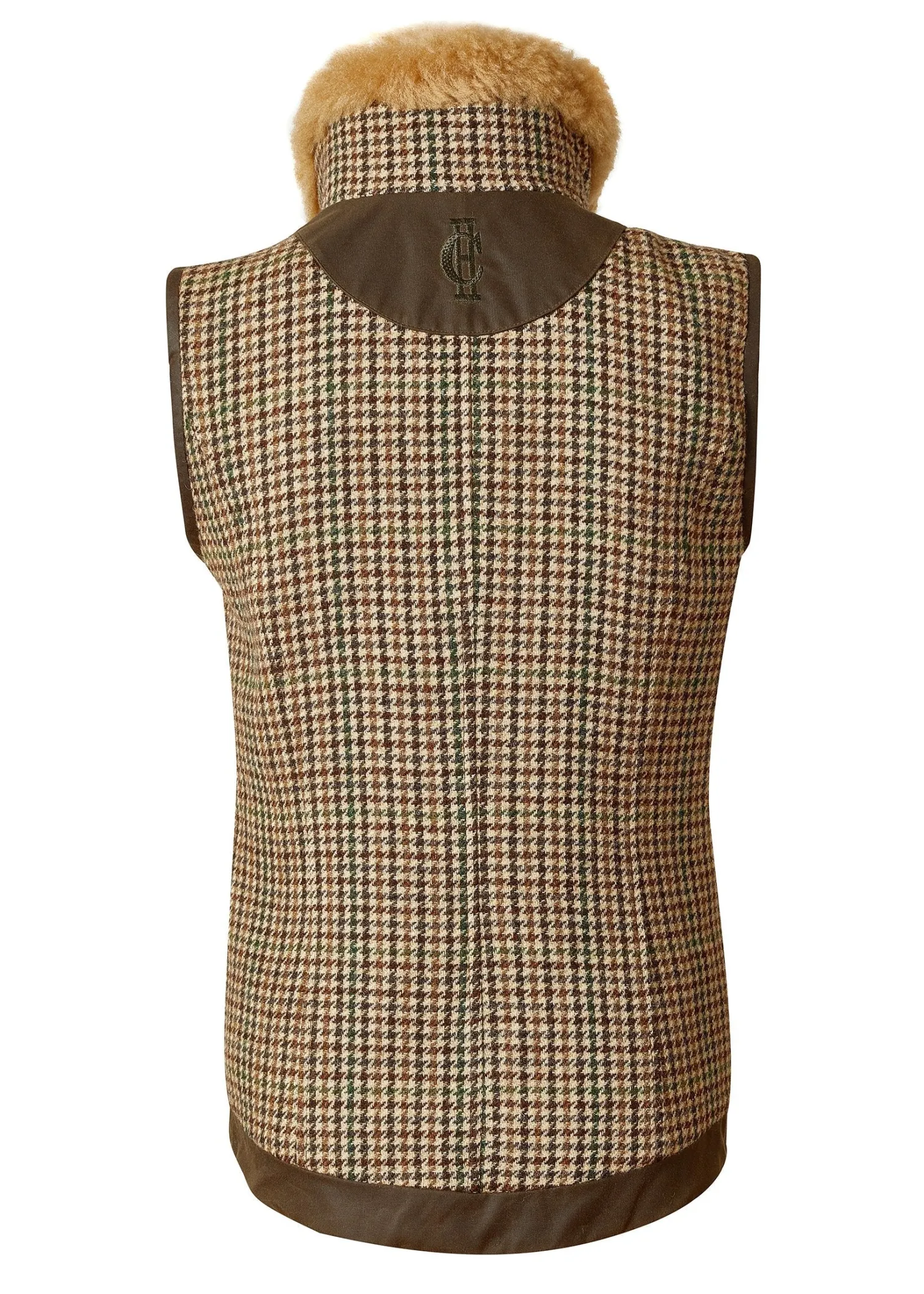 Outlet Aviator Gilet (Hailes Green Tweed) Women Gilets|Tailoring