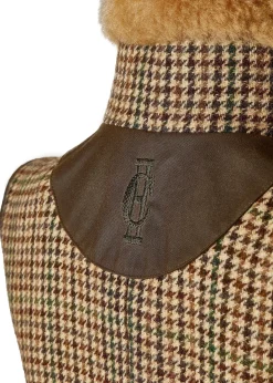 Outlet Aviator Gilet (Hailes Green Tweed) Women Gilets|Tailoring