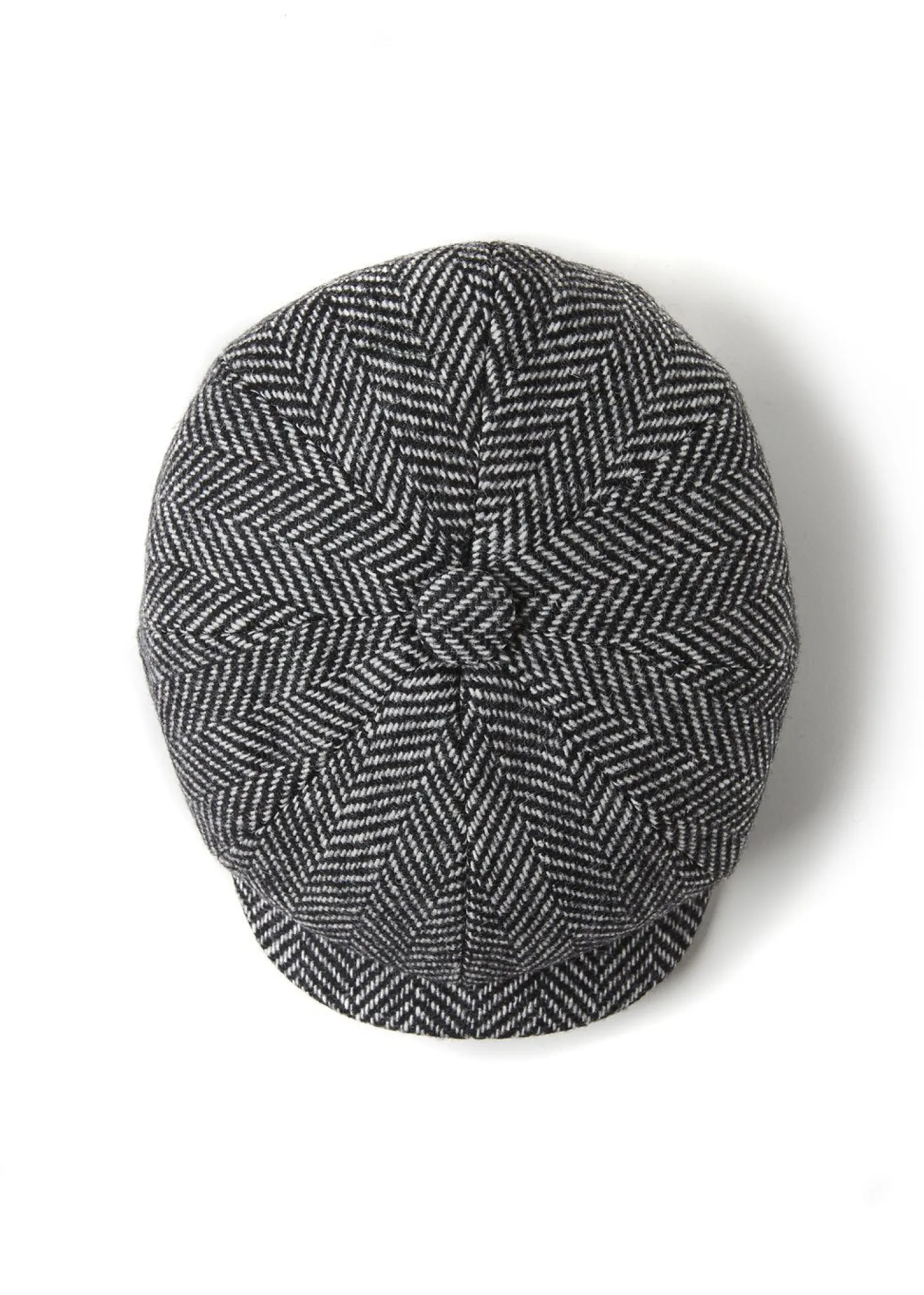 Discount Baker Boy Cap (Wide Tooth Black Herringbone) Women/BOY Baker Boys|Baker Boys