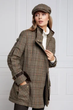 Best Balmoral Field Coat (Bourbon Tweed) Women Coats