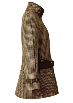 New Balmoral Field Coat (Hailes Green Tweed) Women Coats