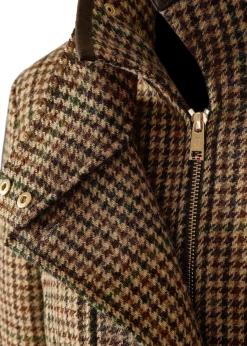 New Balmoral Field Coat (Hailes Green Tweed) Women Coats