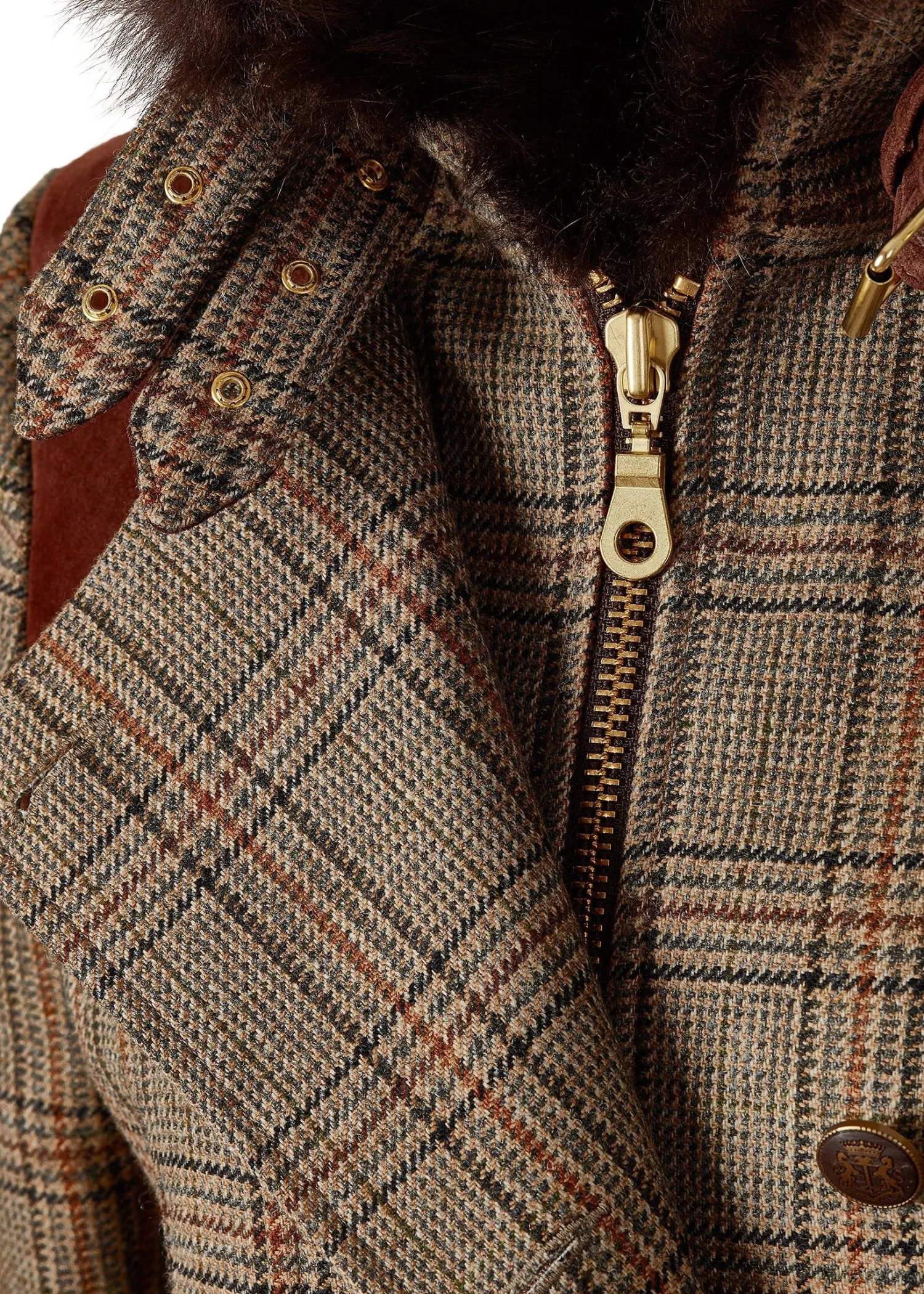 Hot Balmoral Field Jacket (Bourbon Tweed) Women Jackets