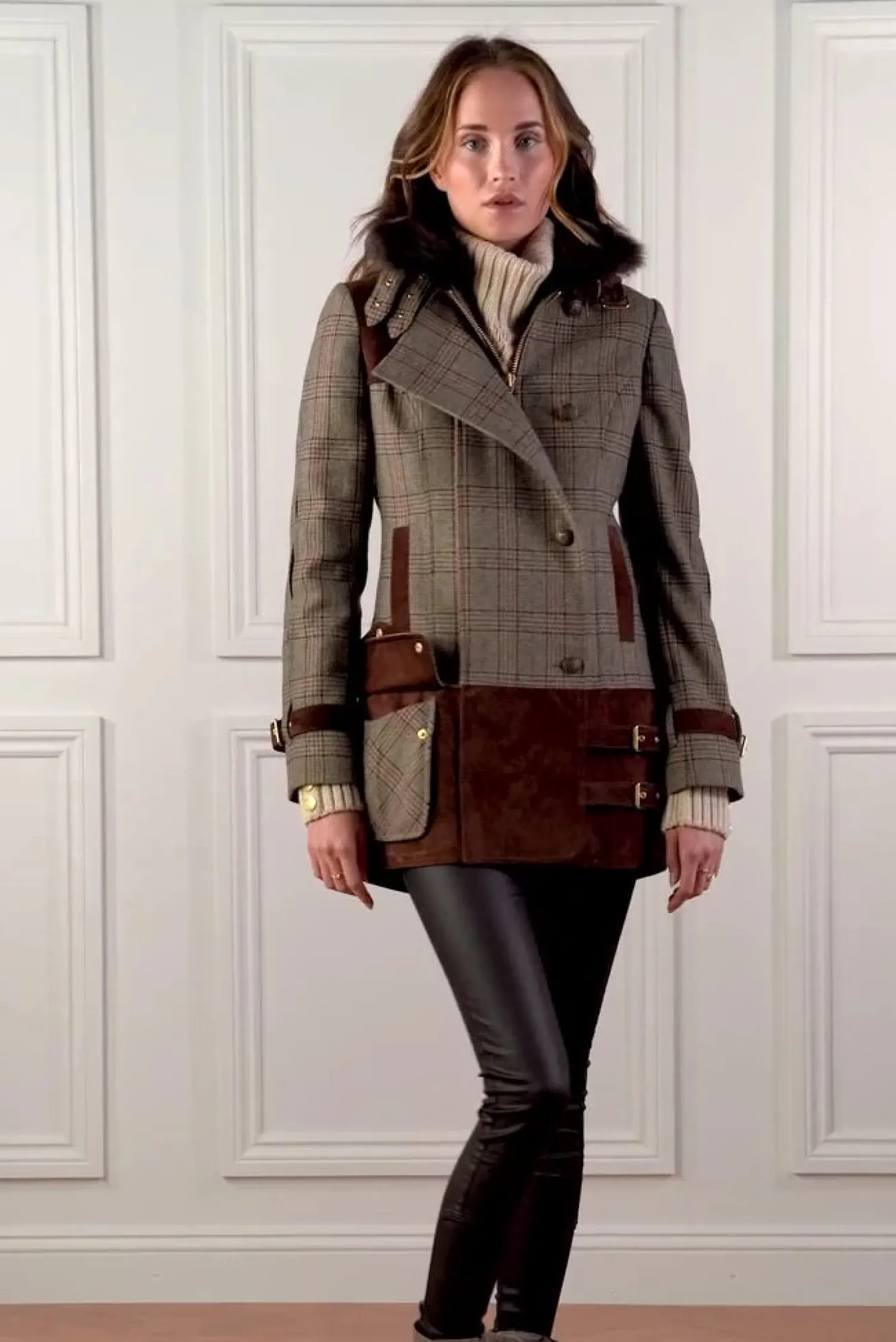 Hot Balmoral Field Jacket (Bourbon Tweed) Women Jackets