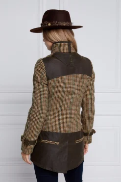 Clearance Balmoral Field Jacket (Hailes Green Tweed) Women Jackets