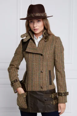 Clearance Balmoral Field Jacket (Hailes Green Tweed) Women Jackets