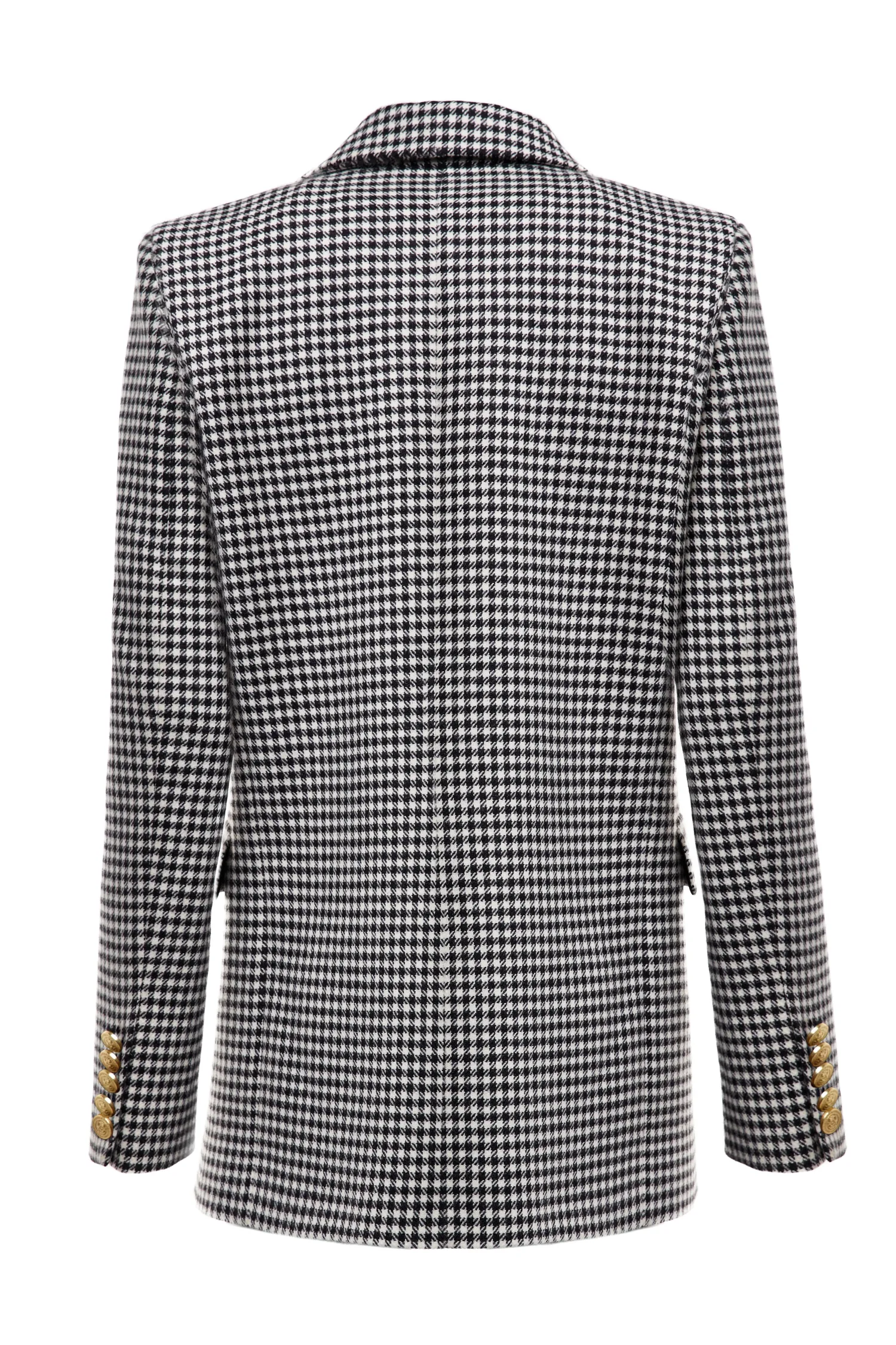 New Belgravia Blazer (Black & White Puppy Tooth) Women Blazers|Tailoring