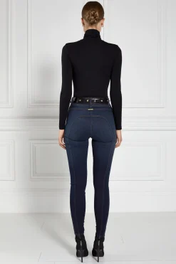 Hot Biker Jean (Deep Indigo) Women Jeans