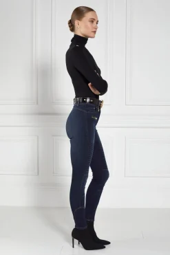Hot Biker Jean (Deep Indigo) Women Jeans