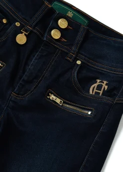 Hot Biker Jean (Deep Indigo) Women Jeans
