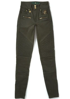 Online Biker Jean (Hunter Green) Women Jeans