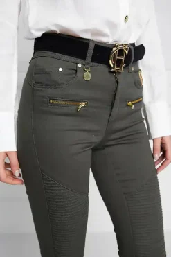 Online Biker Jean (Hunter Green) Women Jeans