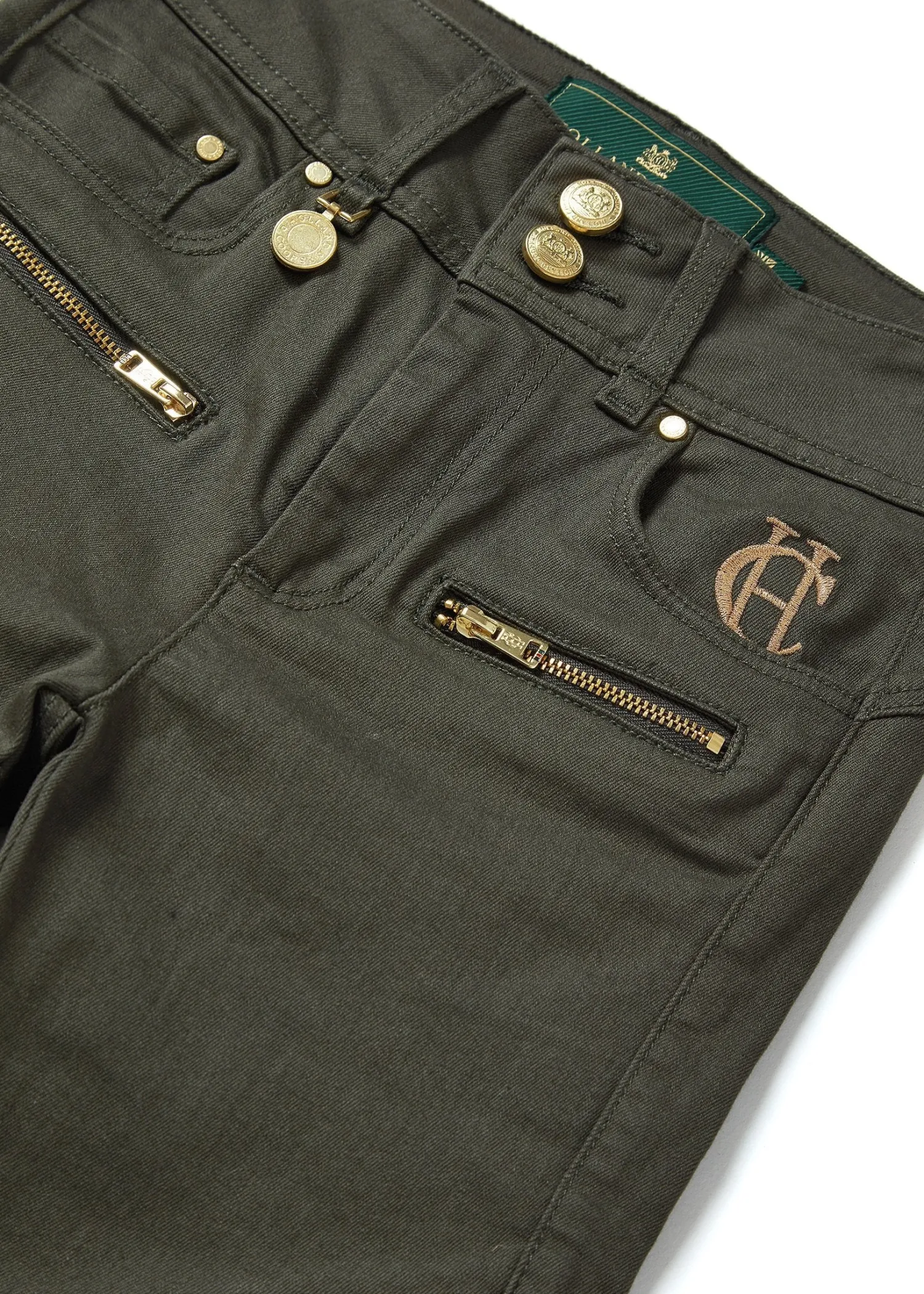 Online Biker Jean (Hunter Green) Women Jeans