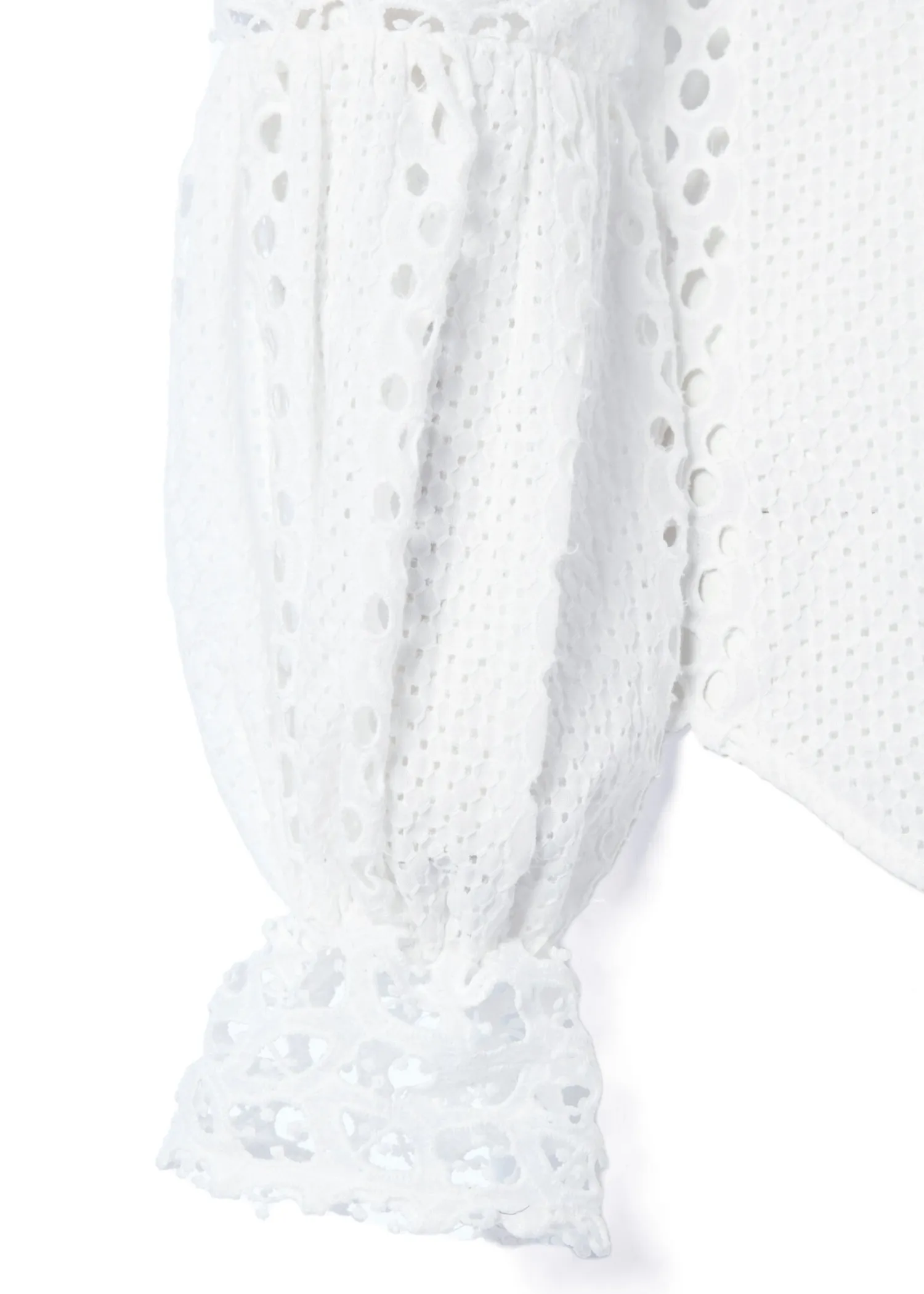 Outlet Broderie Lace Shirt Women Shirts & Blouses