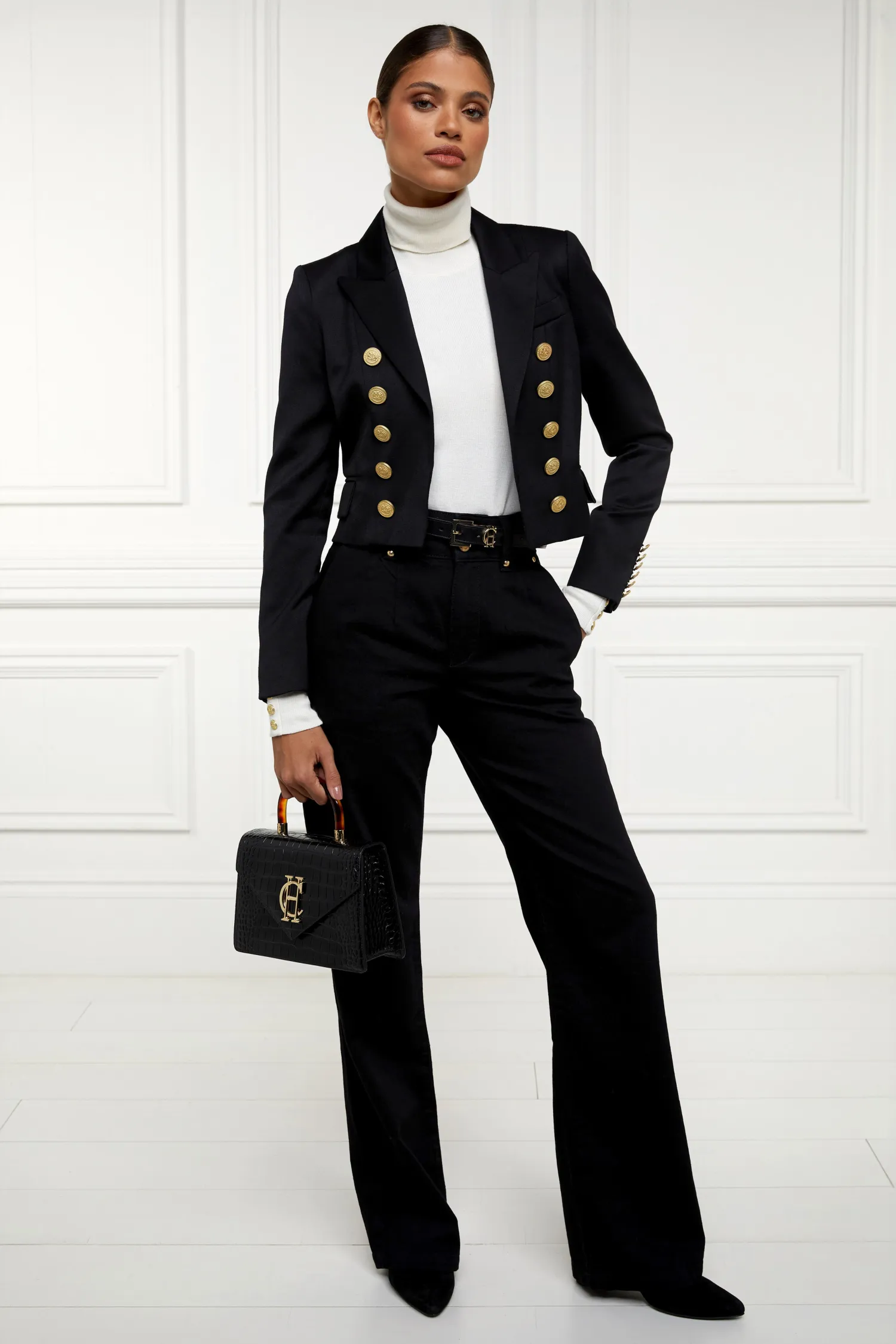 Online Brompton Jacket (Black Barathea) Women Blazers|Tailoring