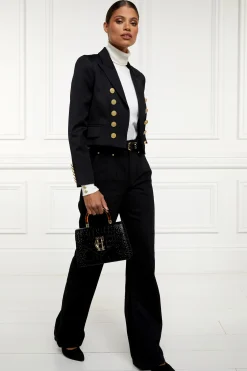 Online Brompton Jacket (Black Barathea) Women Blazers|Tailoring