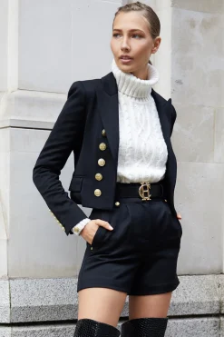 Online Brompton Jacket (Black Barathea) Women Blazers|Tailoring
