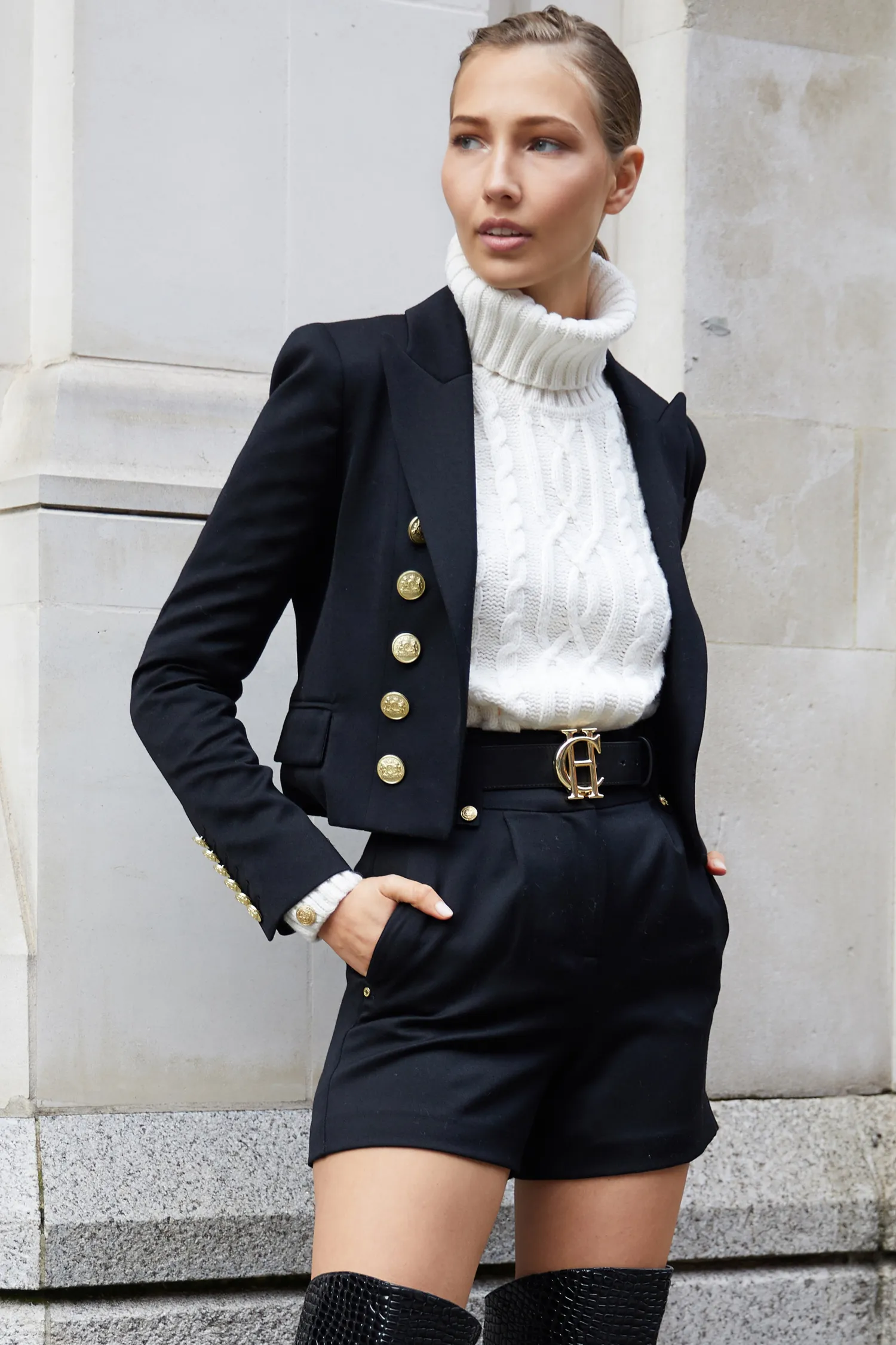 Online Brompton Jacket (Black Barathea) Women Blazers|Tailoring