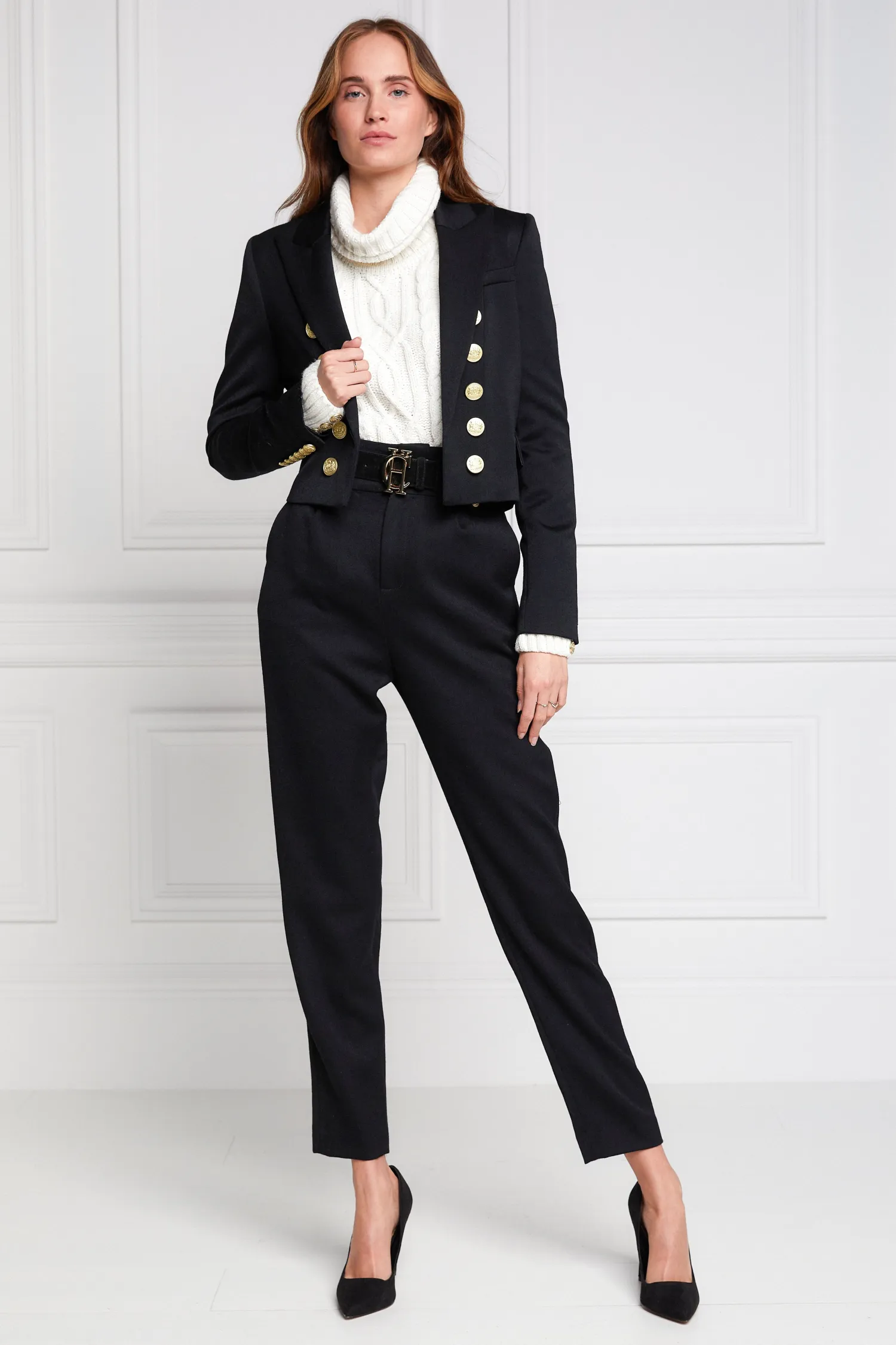 Online Brompton Jacket (Black Barathea) Women Blazers|Tailoring