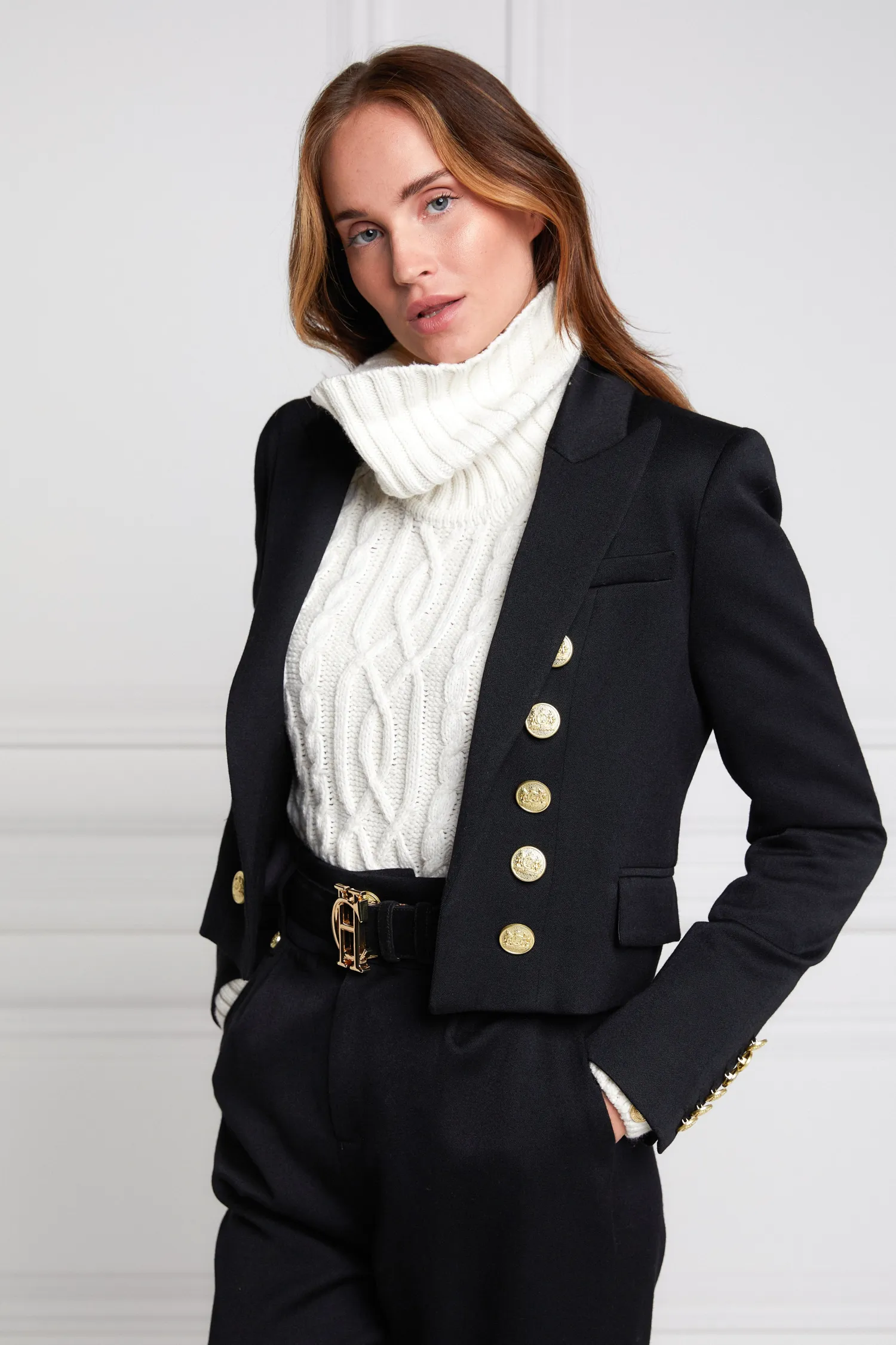 Online Brompton Jacket (Black Barathea) Women Blazers|Tailoring