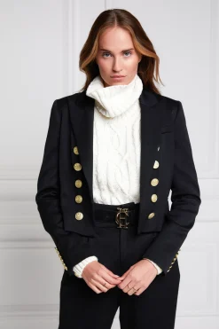 Online Brompton Jacket (Black Barathea) Women Blazers|Tailoring