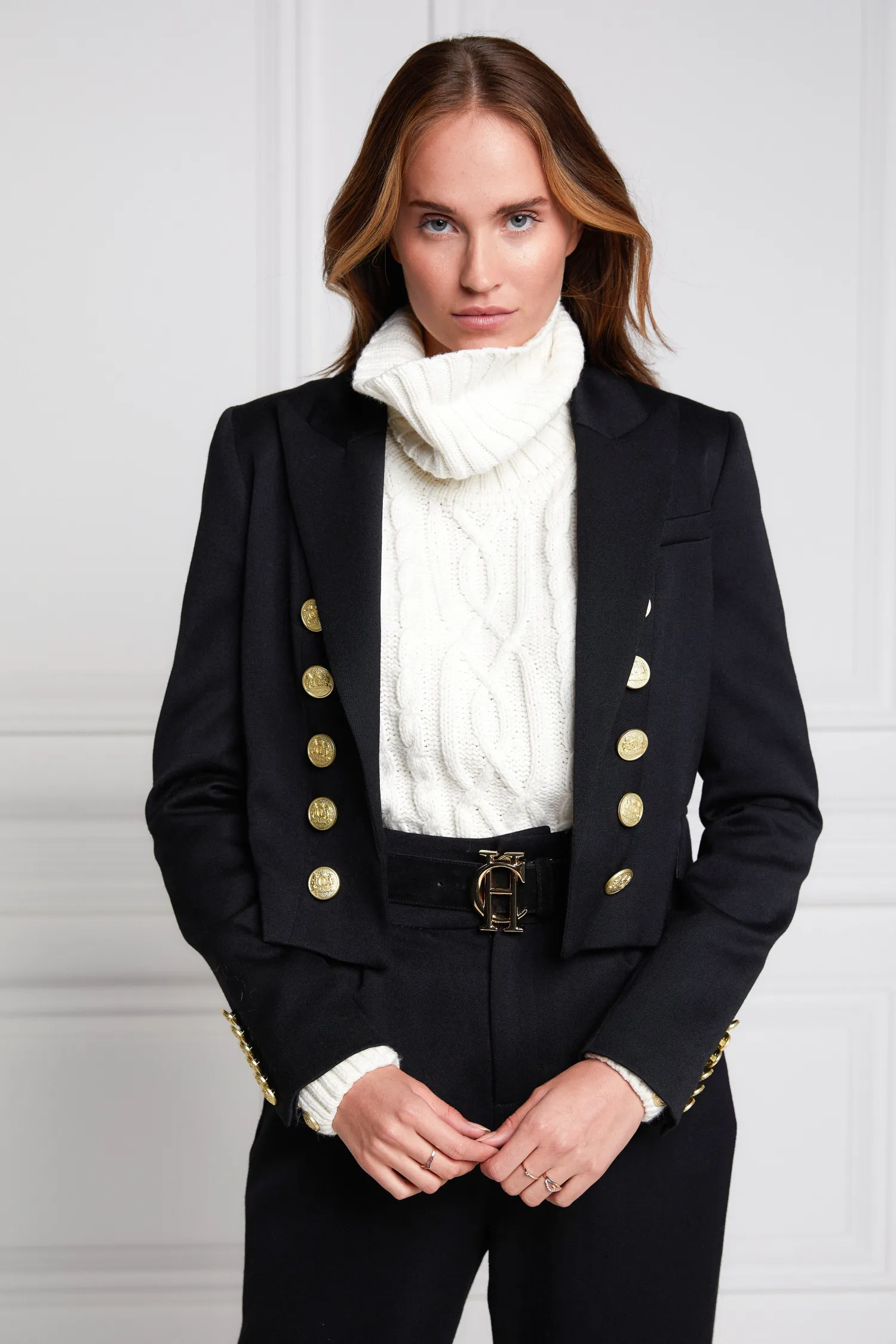 Online Brompton Jacket (Black Barathea) Women Blazers|Tailoring