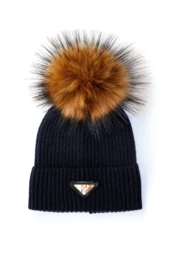 New Burghley Bobble Hat (Ink Navy) Women Hats & Headbands|Hats & Headbands